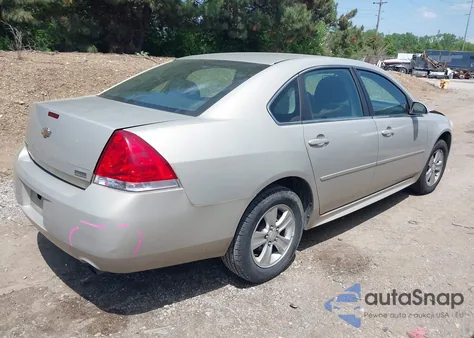 2012 Chevrolet Impala Ls из США, поврежденный, VIN 2G1WF5E32C1226597